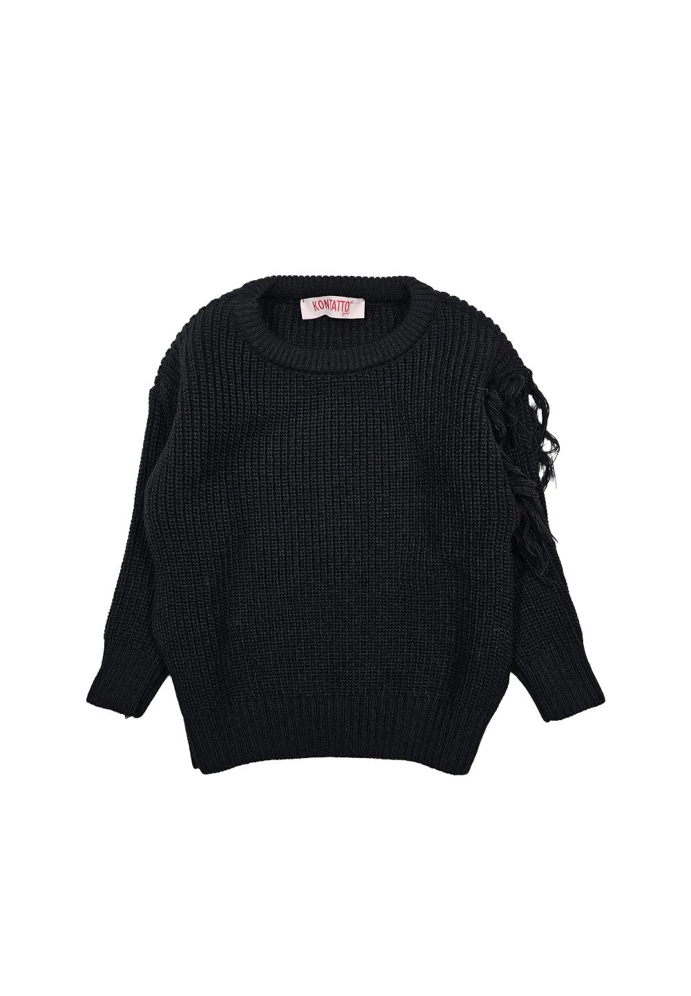 Maglione nero per bambina - Primamoda kids