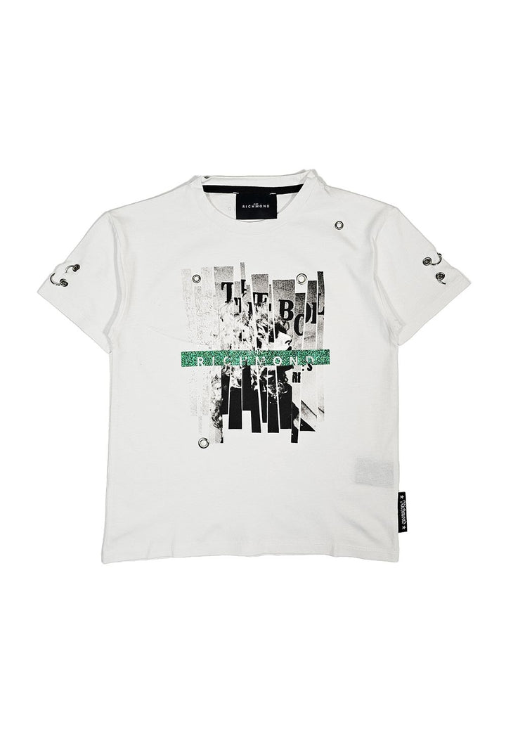 T-shirt bianca per bambina - Primamoda kids