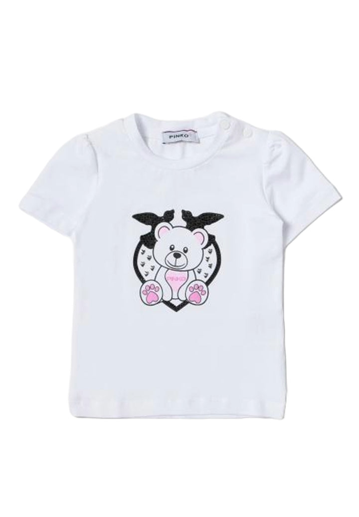 T-shirt bianca per bambina - Primamoda kids