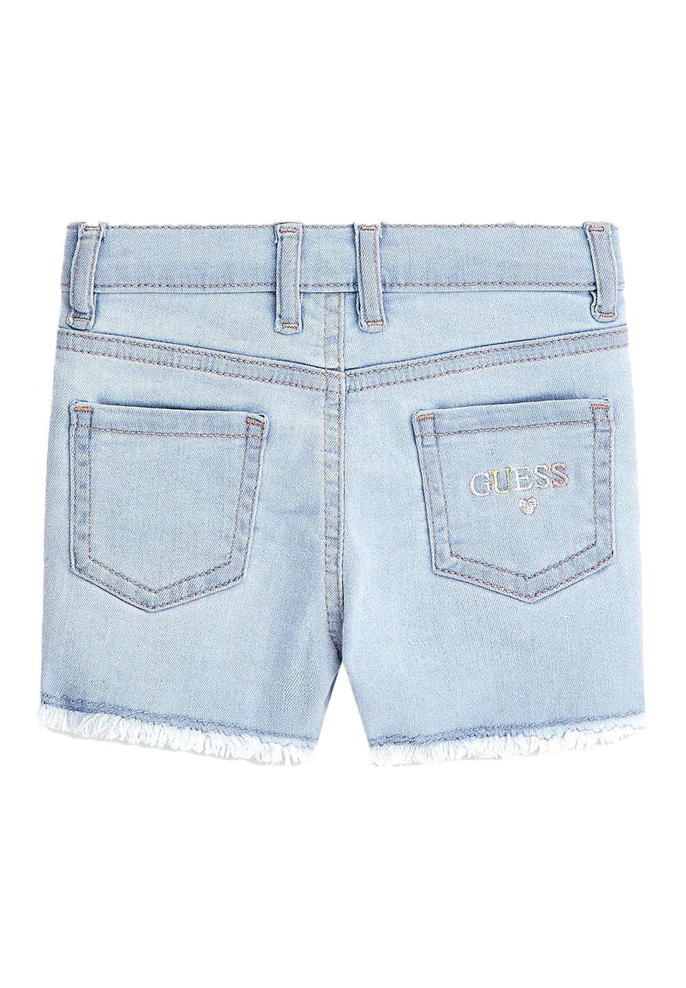 Short blu denim chiaro per bambina - Primamoda kids