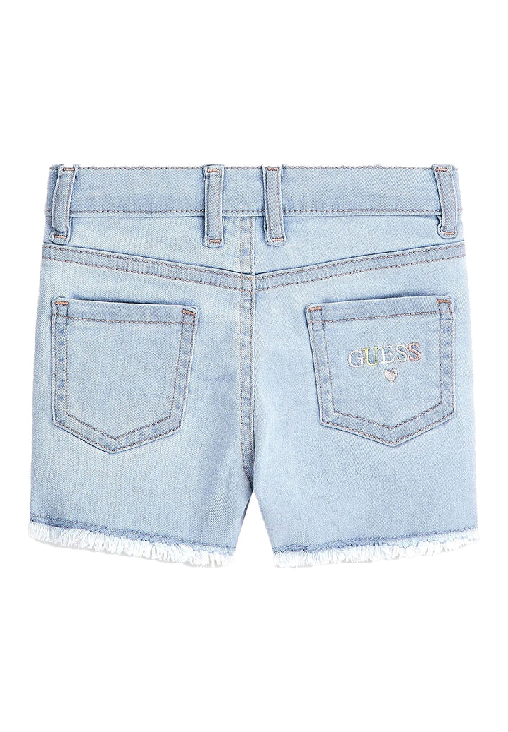 Short blu denim chiaro per bambina - Primamoda kids