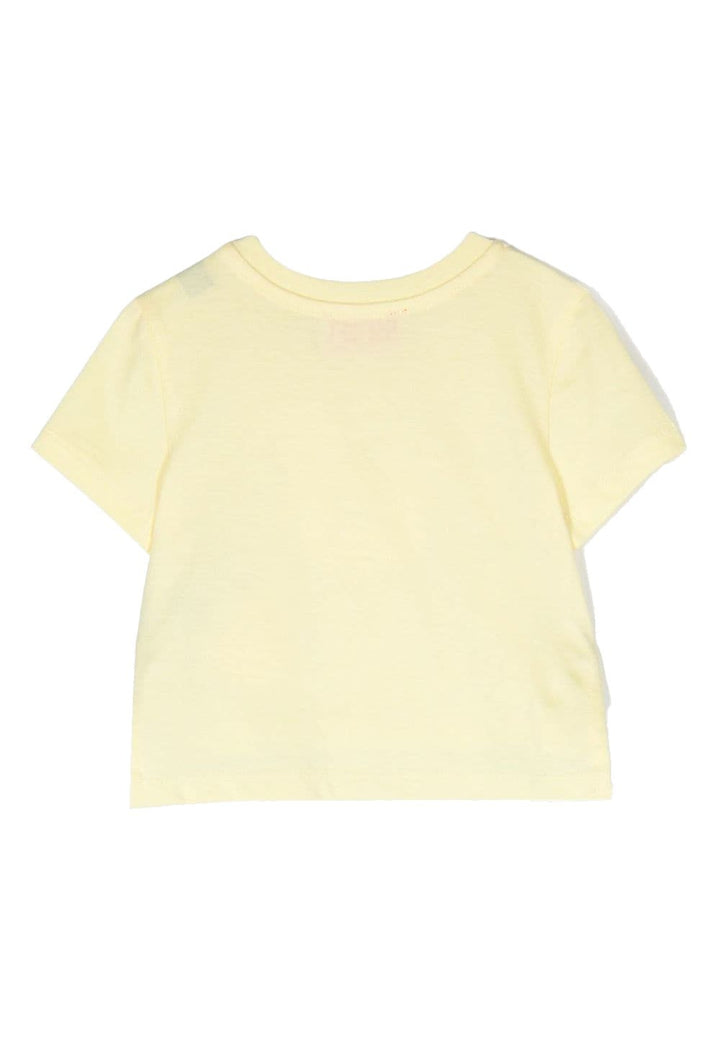 T-shirt gialla per neonata