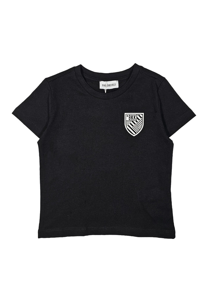 T-shirt nera per bambino - Primamoda kids