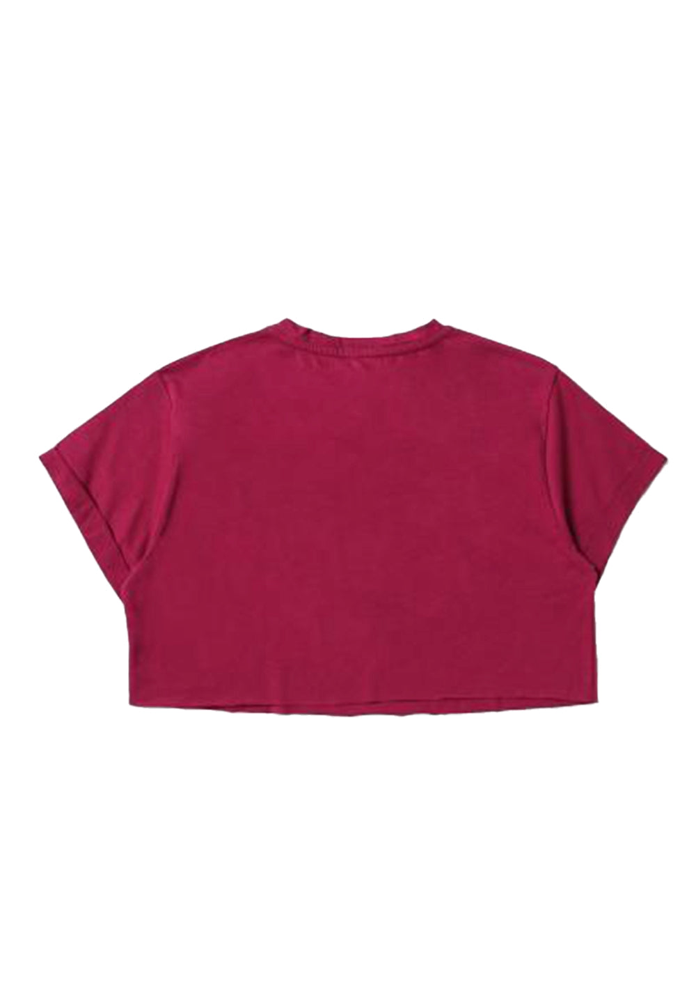 T-shirt cropped fuxia per bambina - Primamoda kids