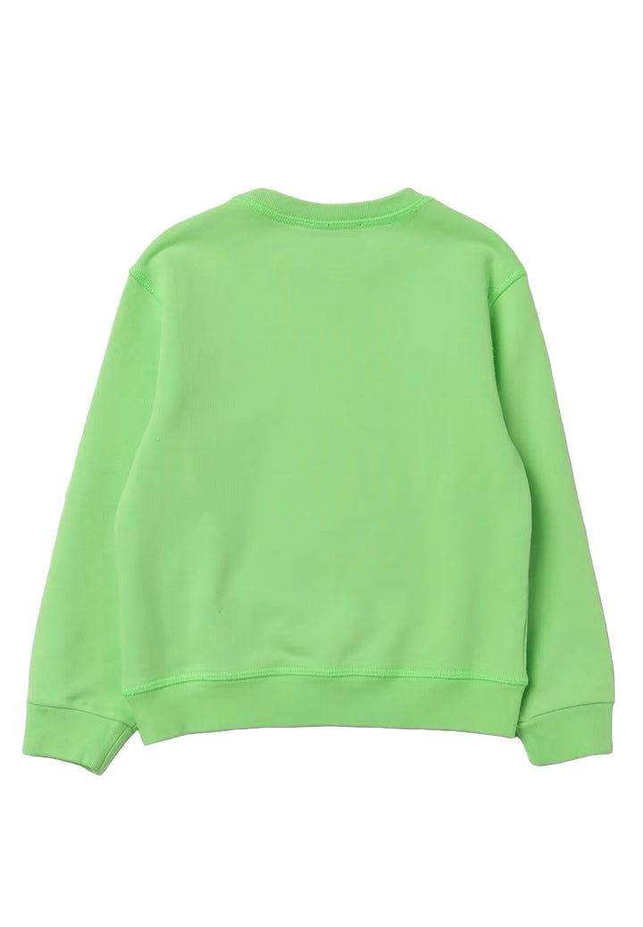 Felpa girocollo verde per bambino - Primamoda kids