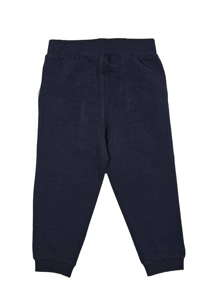 Pantalone felpa blu per bambino - Primamoda kids