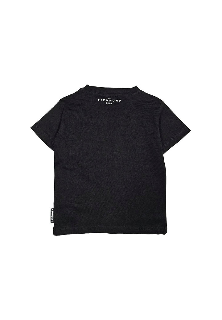 T-shirt nera per neonato