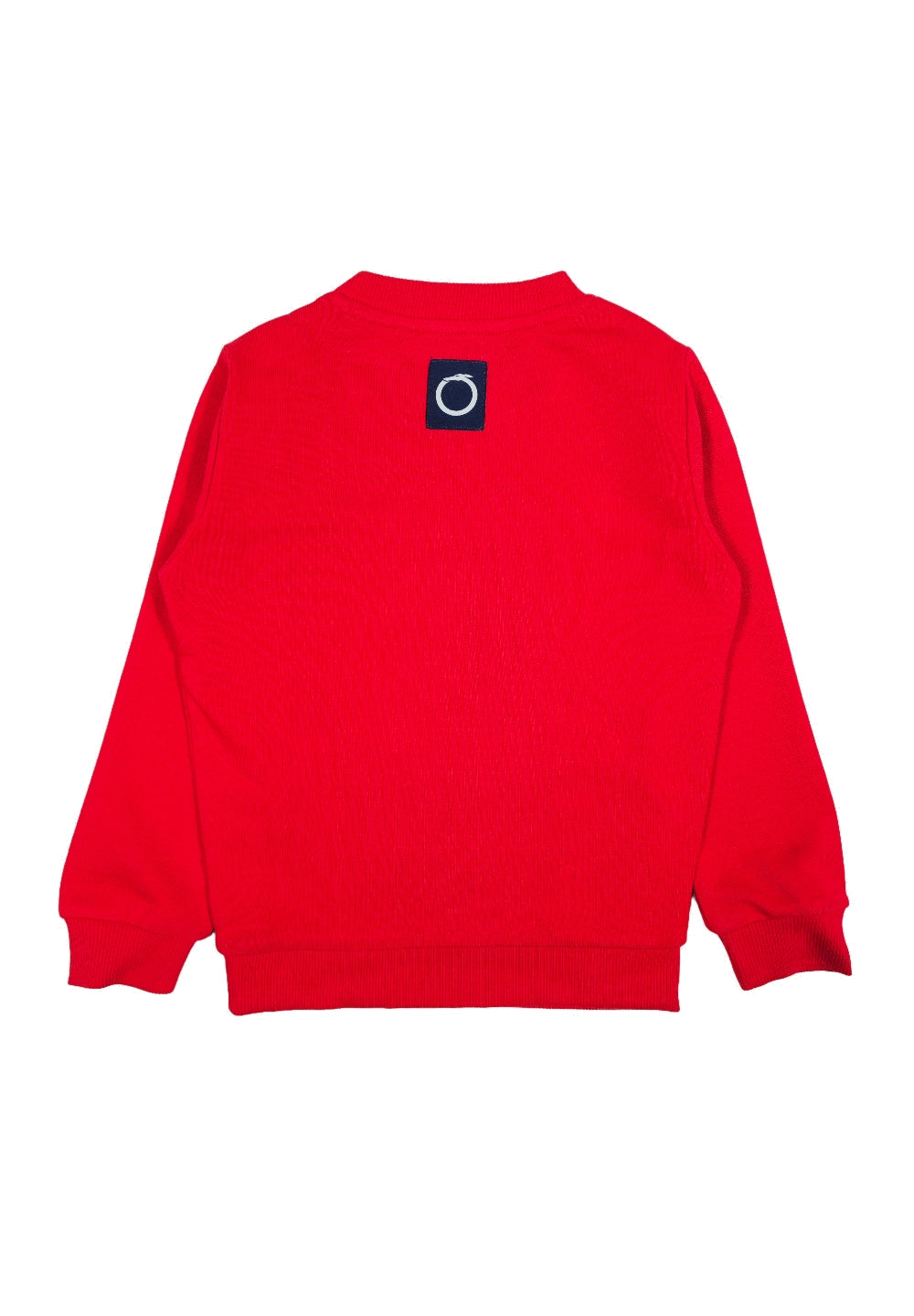 Felpa girocollo rossa per bambino - Primamoda kids