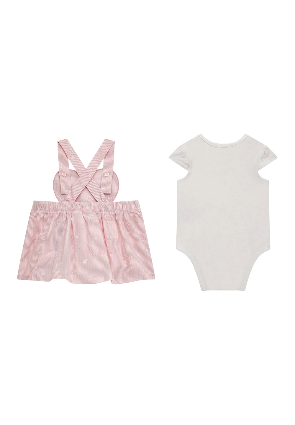 Completo salopette rosa per neonata - Primamoda kids