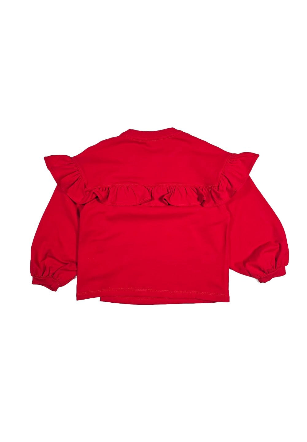 Vestito felpa rosso per bambina - Primamoda kids