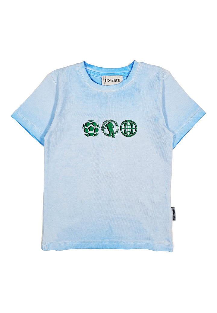 T-shirt celeste per bambino - Primamoda kids