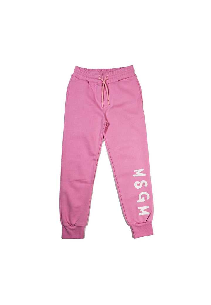 Pantalone felp rosa per bambina - Primamoda kids