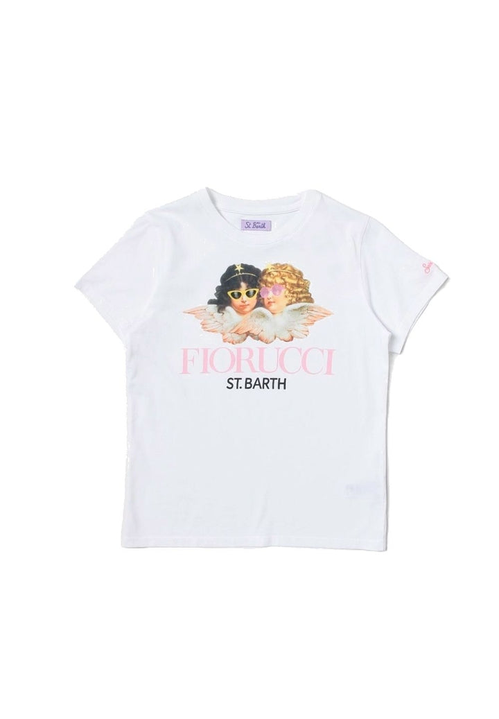 T-shirt bianca per bambina - Primamoda kids