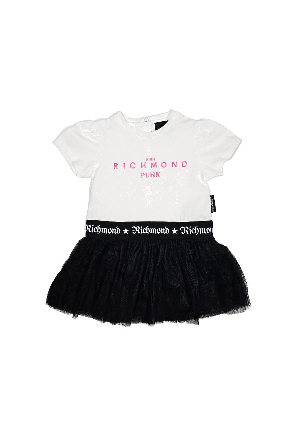 Vestito bianco-nero per bambina - Primamoda kids