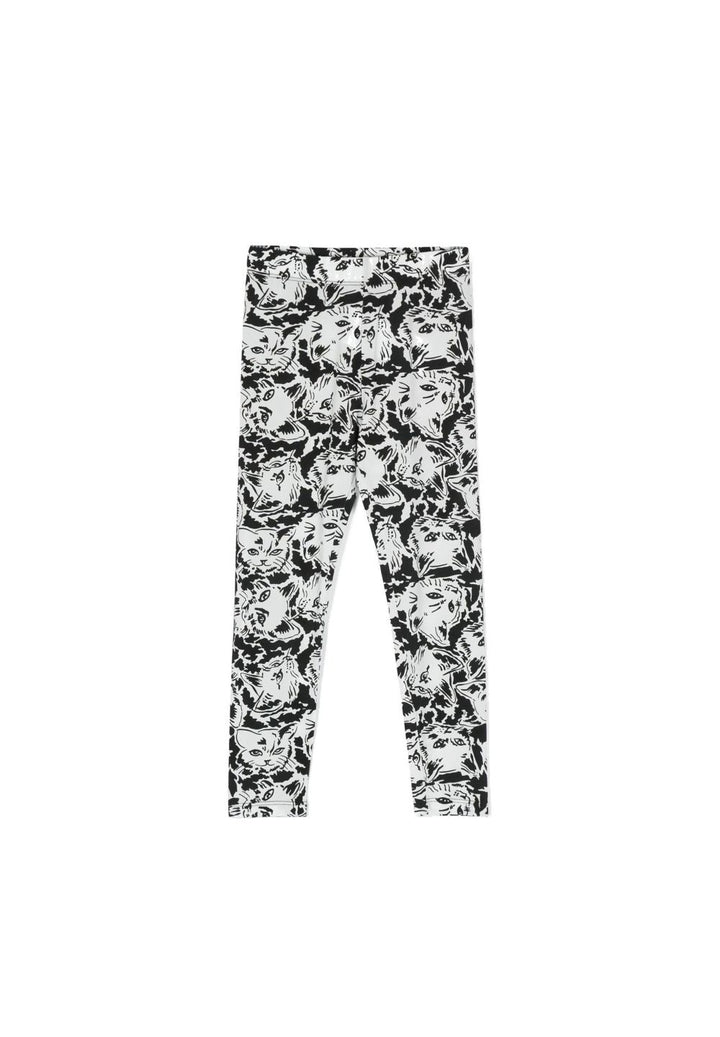 Leggings bianco-nero per bambina - Primamoda kids