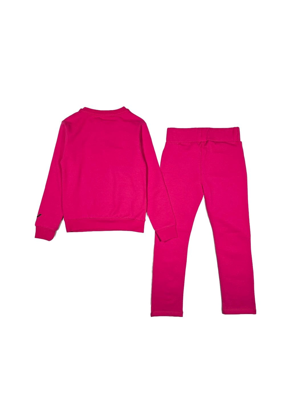 Completo felpa fuxia per bambina - Primamoda kids