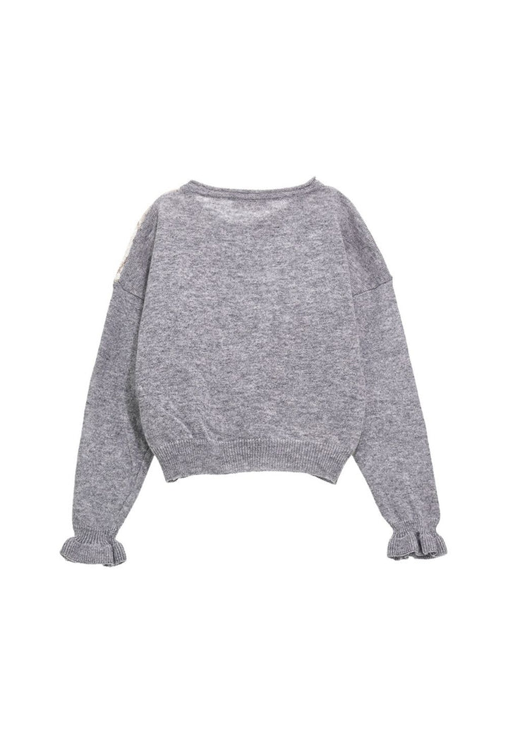 Maglione grigio per bambina - Primamoda kids