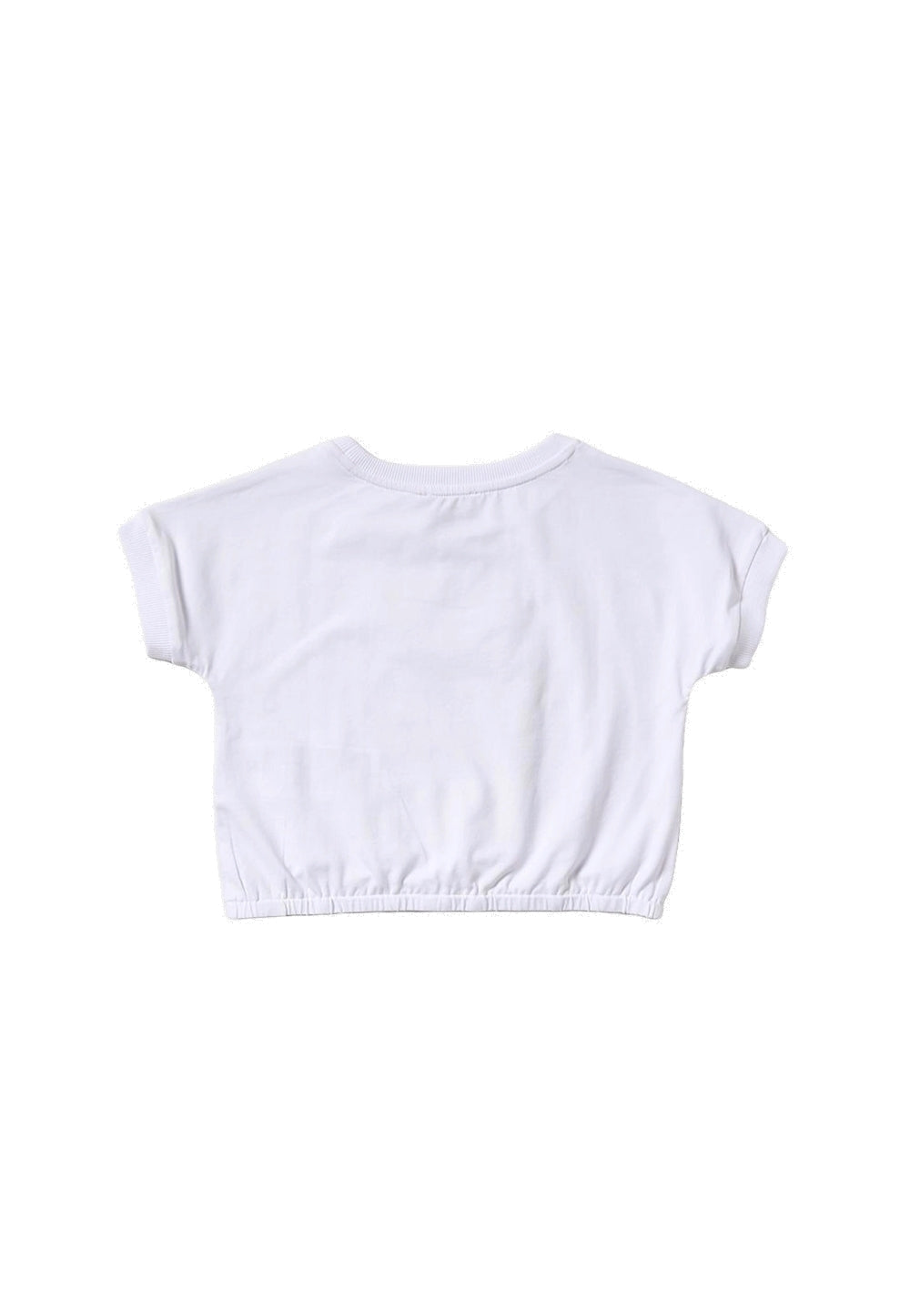 T-shirt bianca per bambina