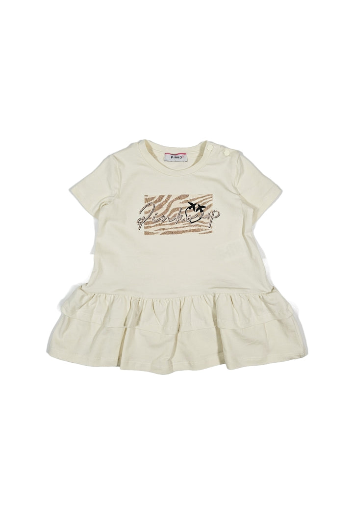 Vestito beige per bambina - Primamoda kids