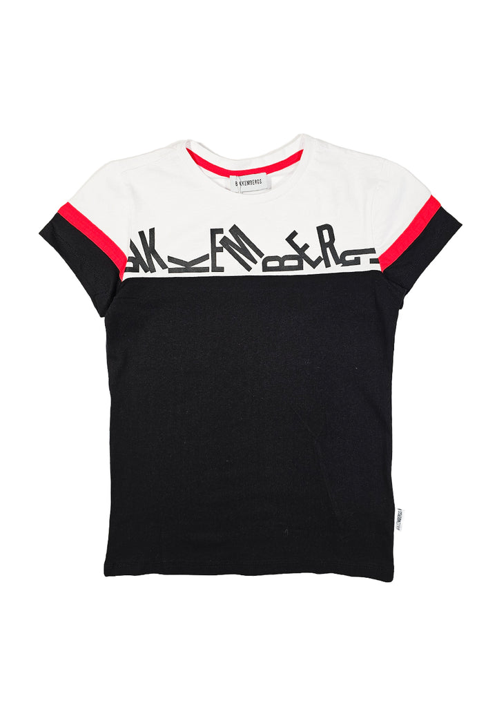 T-shirt nera per bambino - Primamoda kids