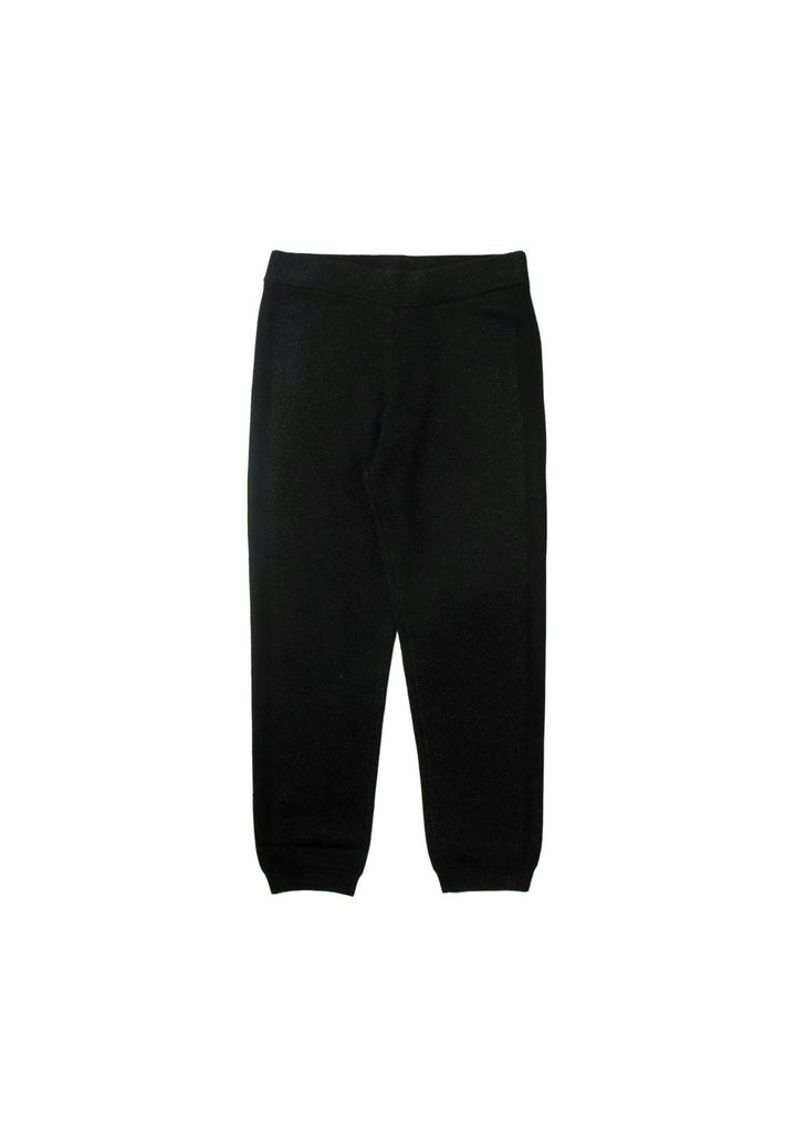 Pantalone felpa nero per bambina - Primamoda kids