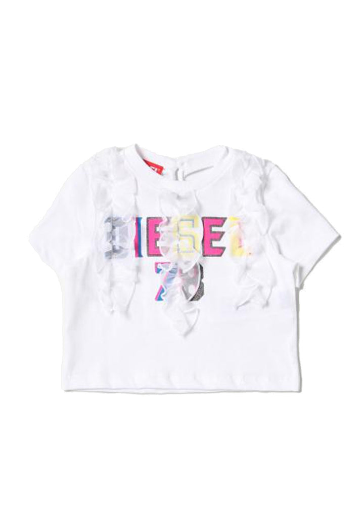 T-shirt bianca per neonata - Primamoda kids