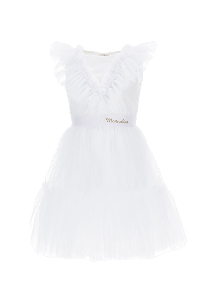 Vestito bianco per bambina - Primamoda kids