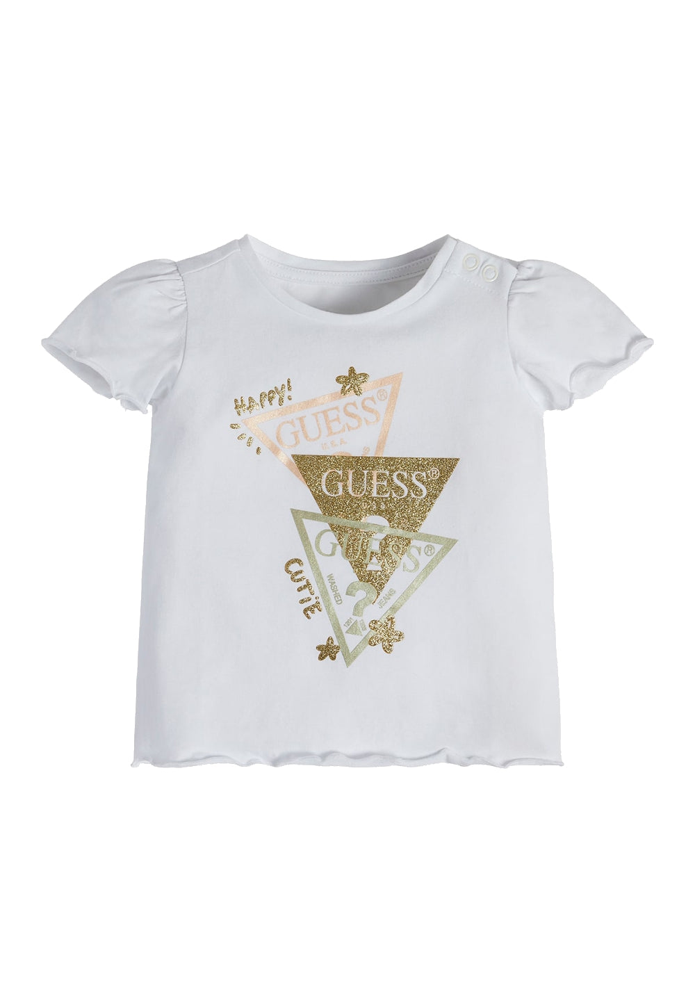 T-shirt bianca per bambina - Primamoda kids