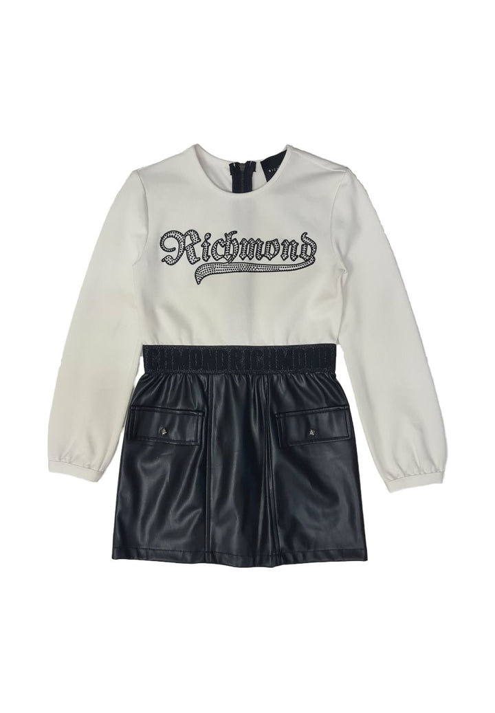 Vestito nero-bianco per bambina - Primamoda kids