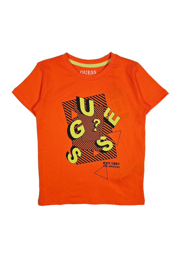 T-shirt arancione per bambino - Primamoda kids