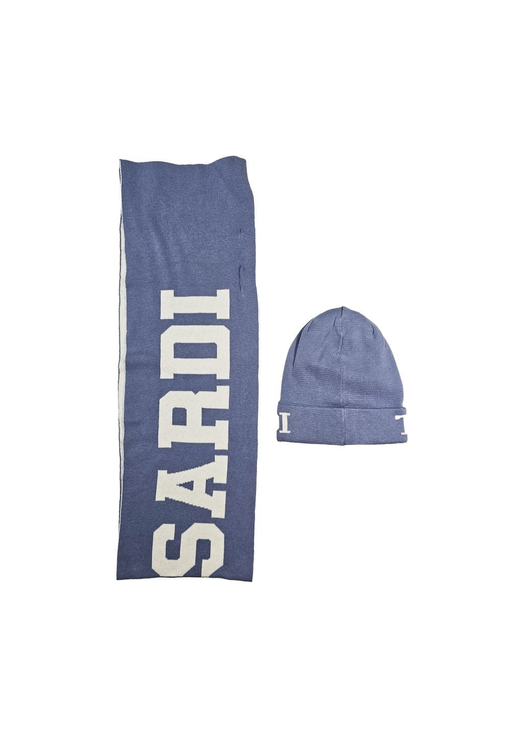 Set sciarpa blu per bambino - Primamoda kids