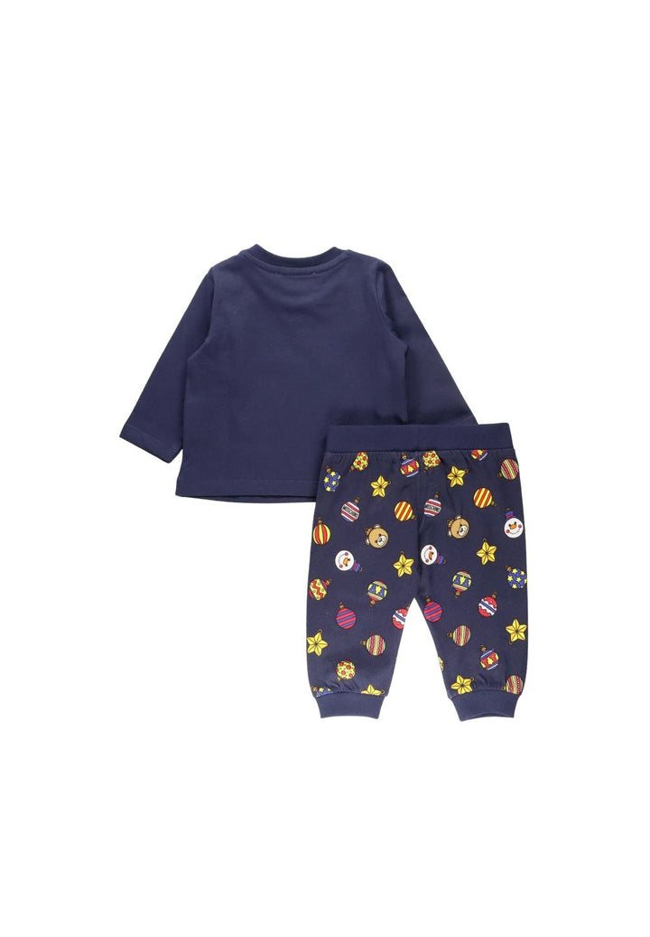 Completo felpa blu per neonato - Primamoda kids