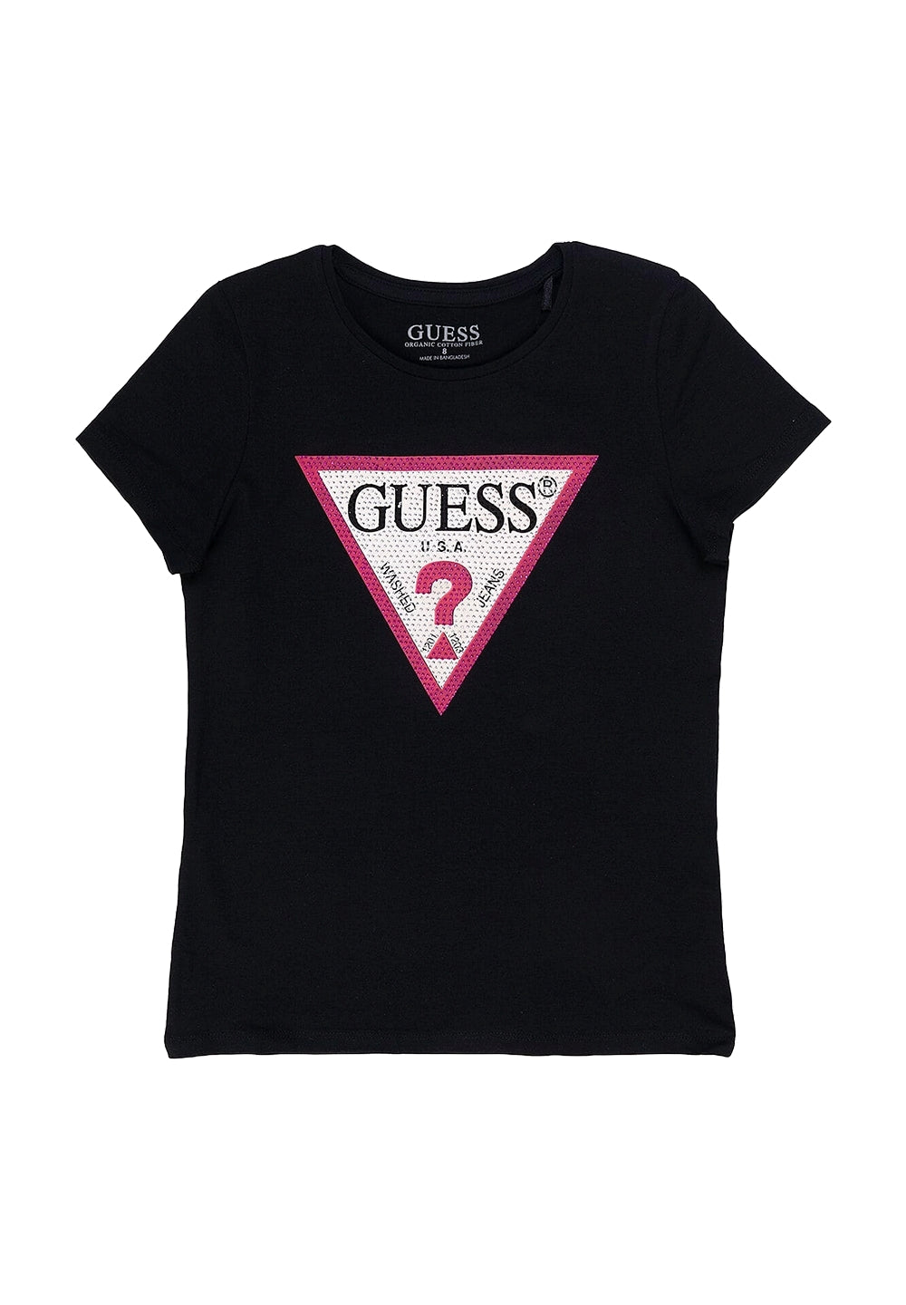 T-shirt nera per bambina - Primamoda kids