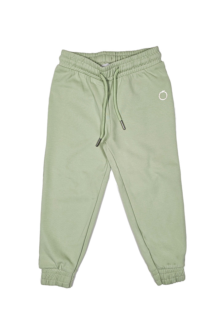 Pantalone felpa verde per neonata - Primamoda kids