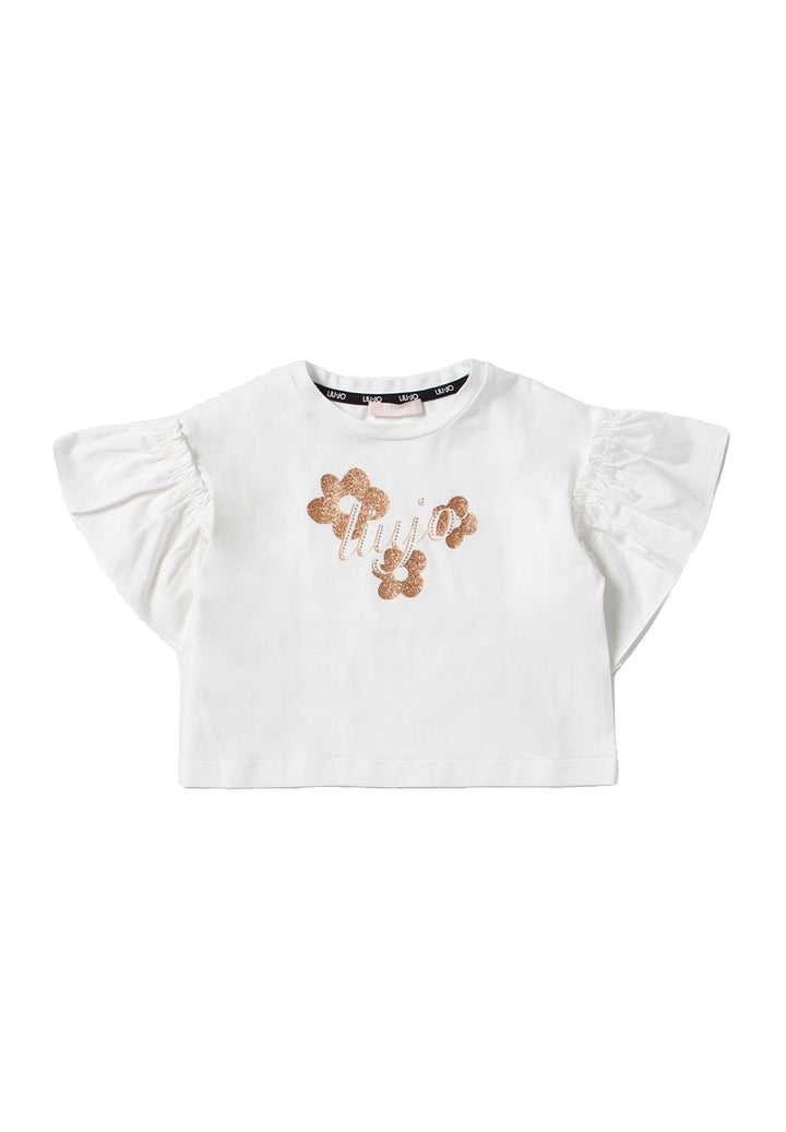 T-shirt bianca per neonata - Primamoda kids