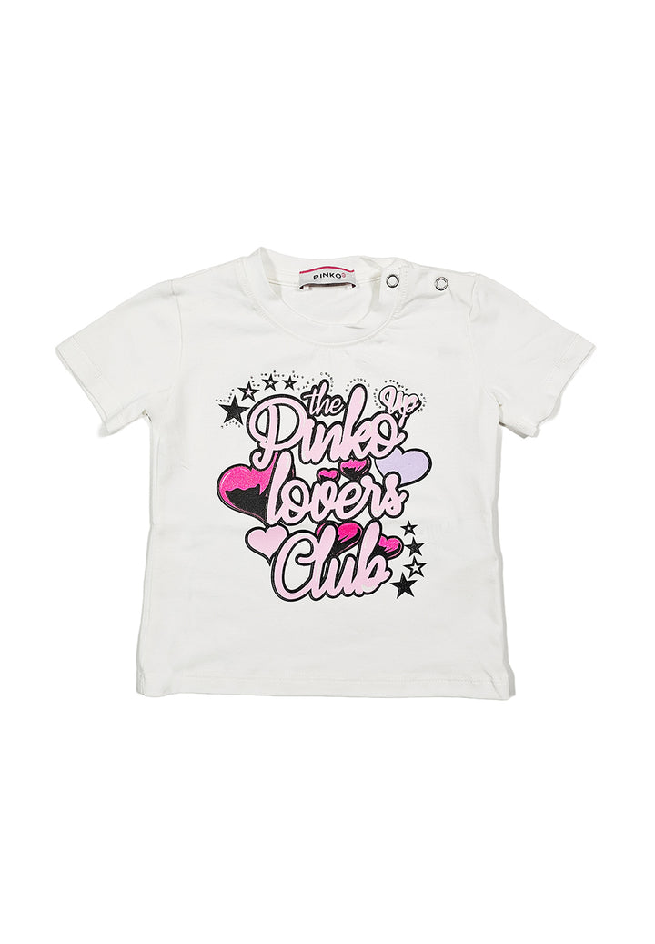 T-shirt bianca per neonata - Primamoda kids