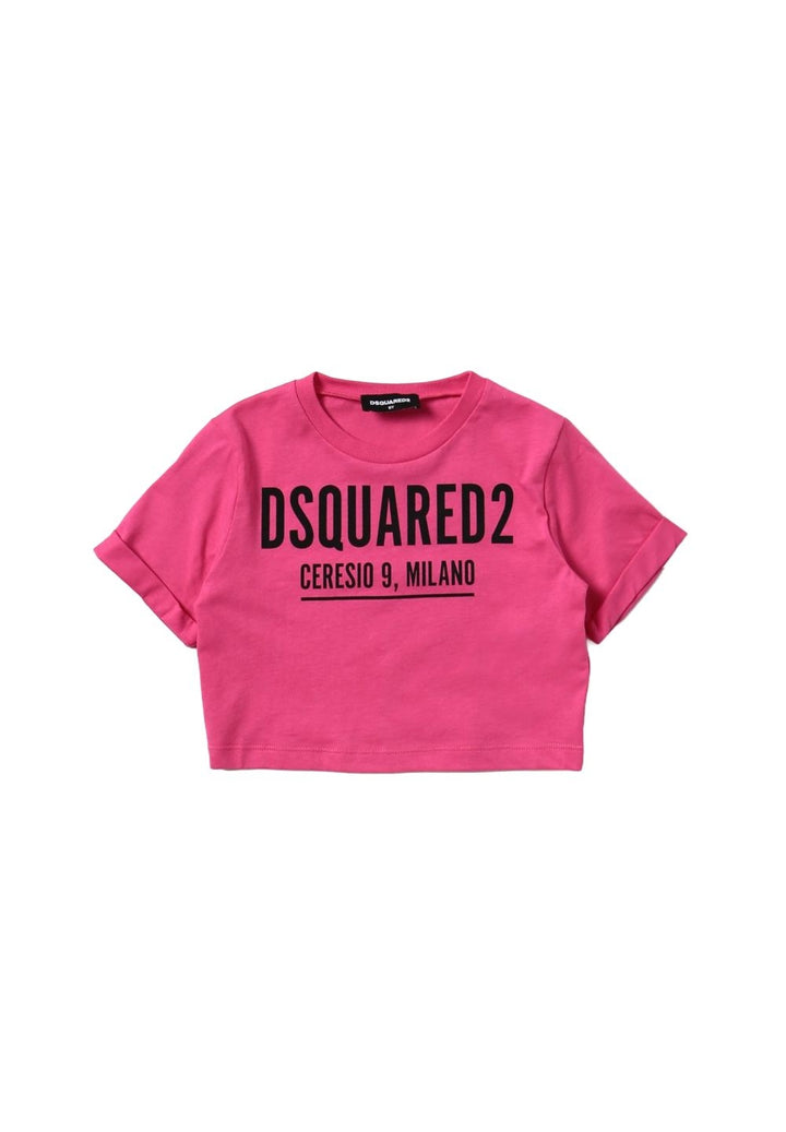 T-shirt fuxia per bambina - Primamoda kids