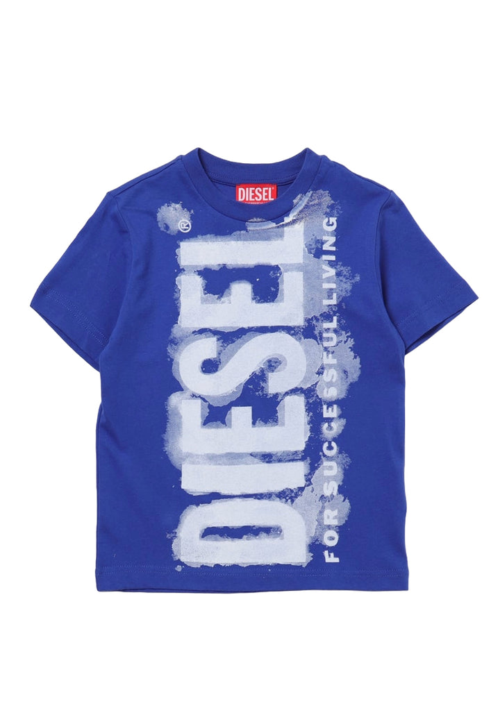 T-shirt blu royal per bambino - Primamoda kids