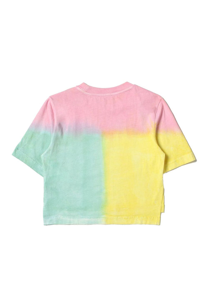 T-shirt cropped multicolor bambina