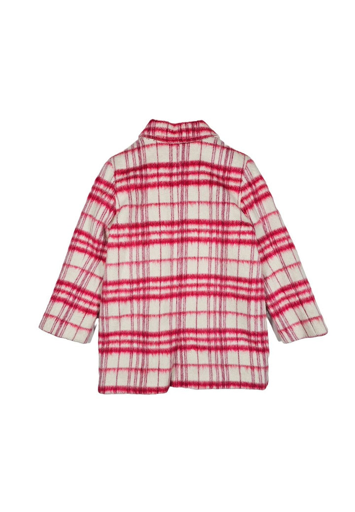 Cappotto bianco-fuxia per bambina - Primamoda kids