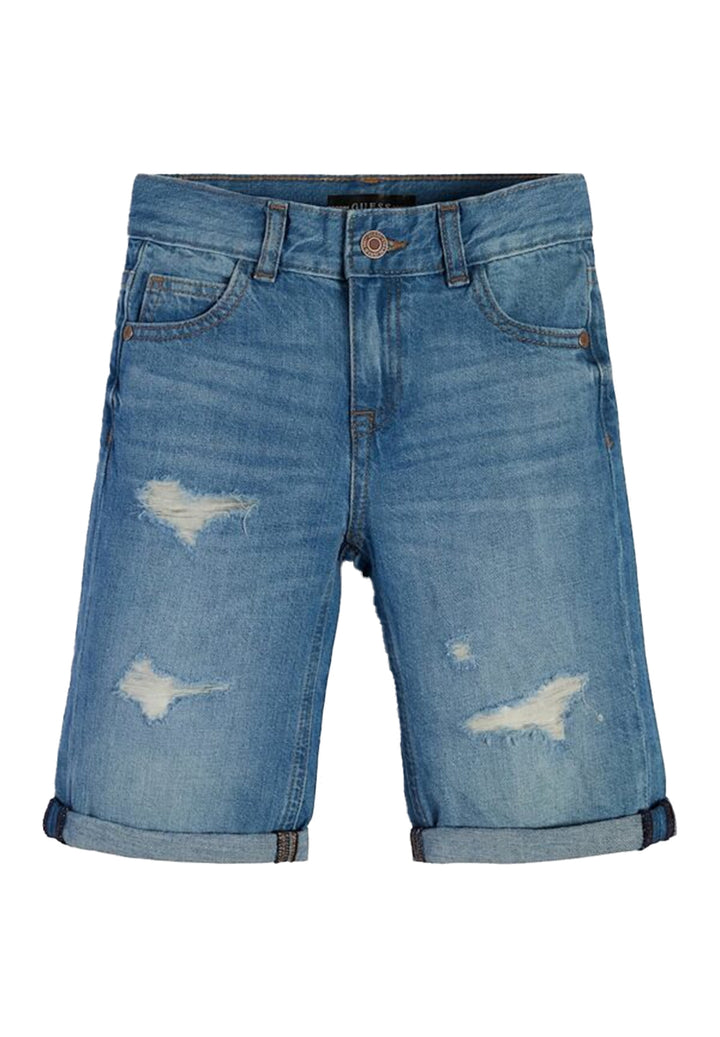 Bermuda blu denim per bambino - Primamoda kids