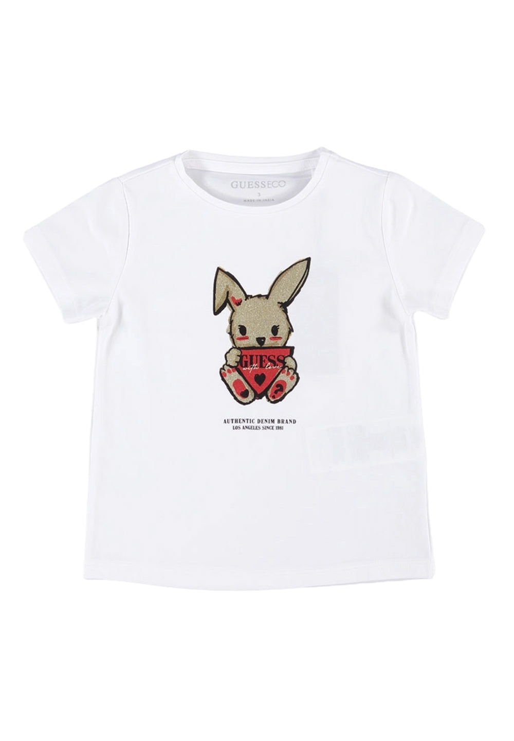 T-shirt bianca per bambina - Primamoda kids