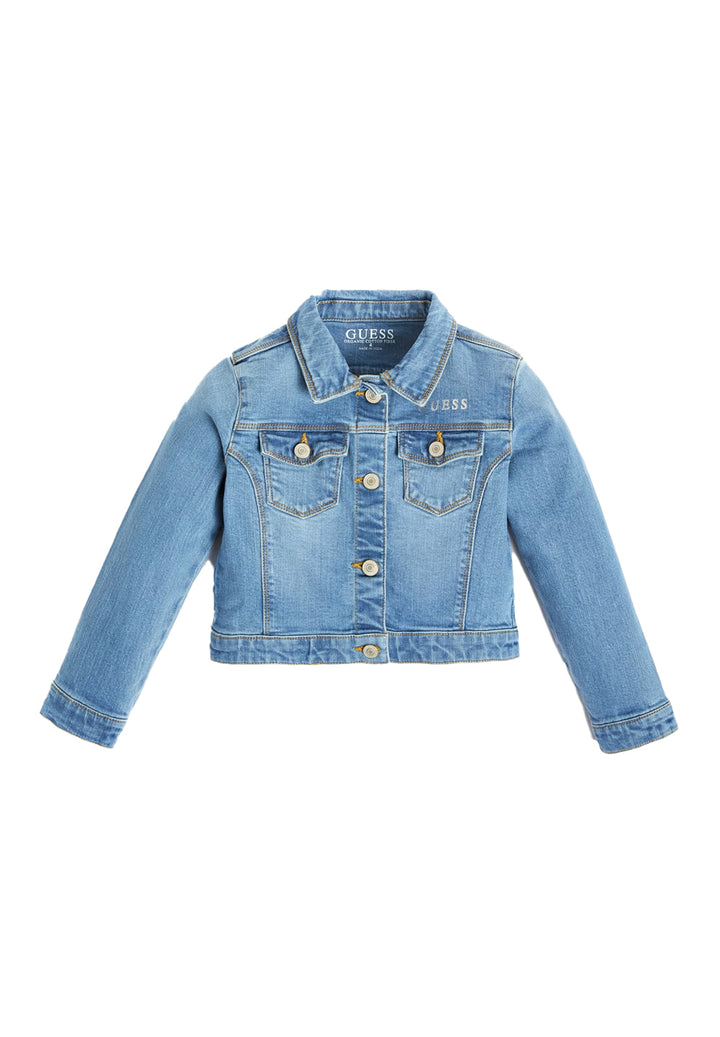 Giubbino denim blu per bambina - Primamoda kids