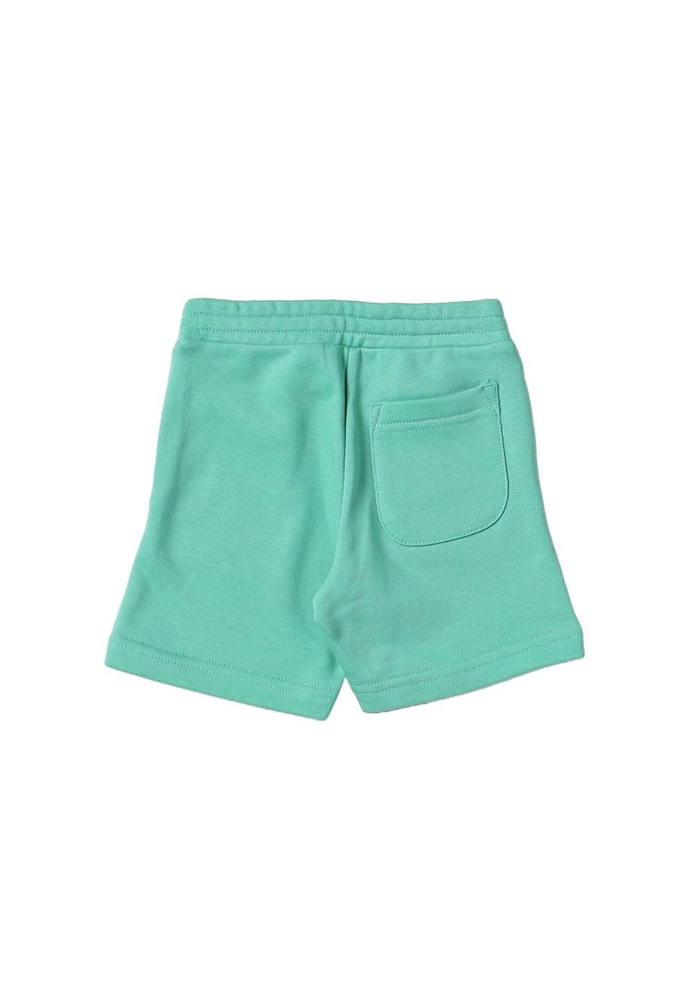 Bermuda felpa verde per bambino - Primamoda kids