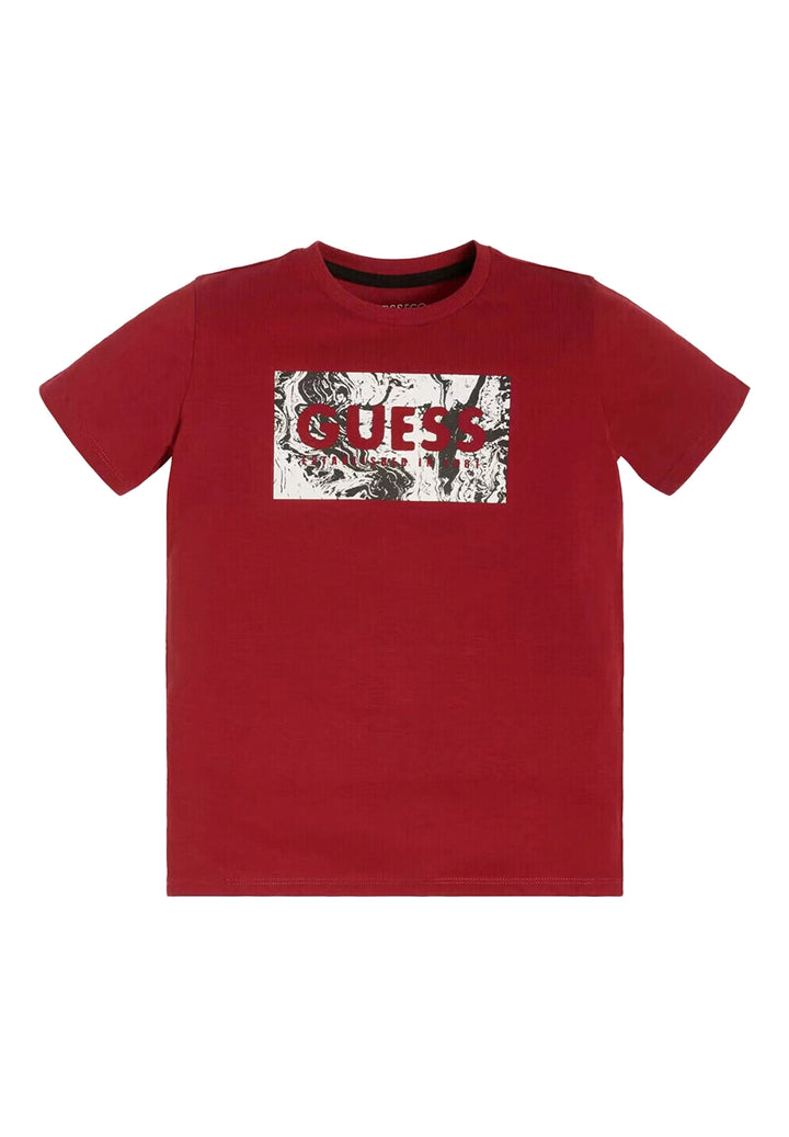 T-shirt bordeaux per bambino - Primamoda kids