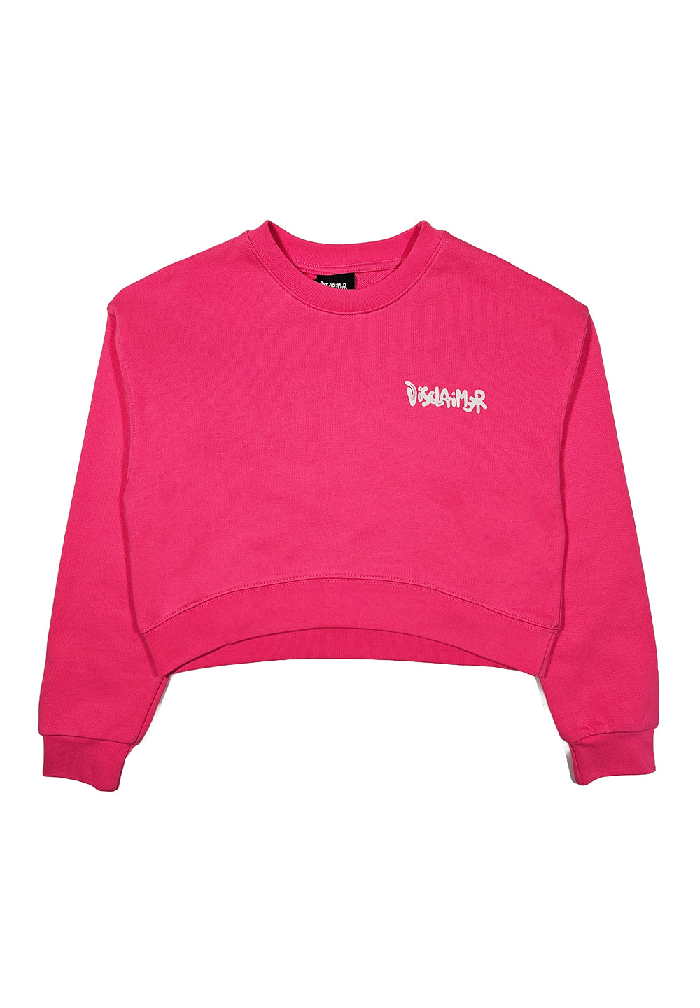 Felpa girocollo rosa per bambina - Primamoda kids