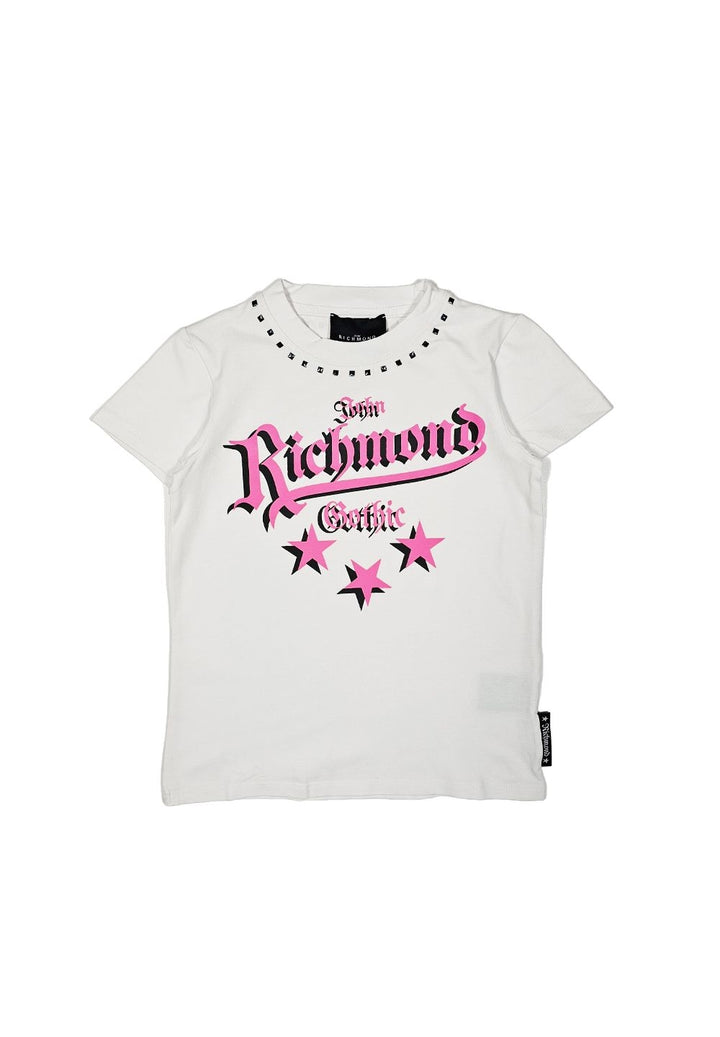 T-shirt bianca per bambina - Primamoda kids