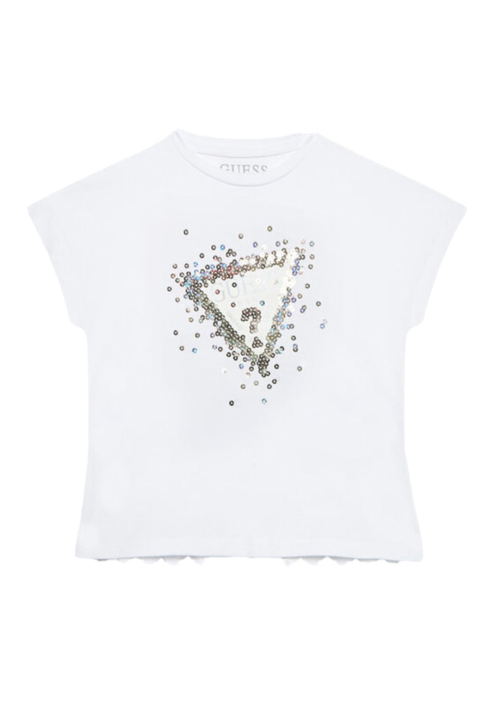 T-shirt bianco per bambina - Primamoda kids