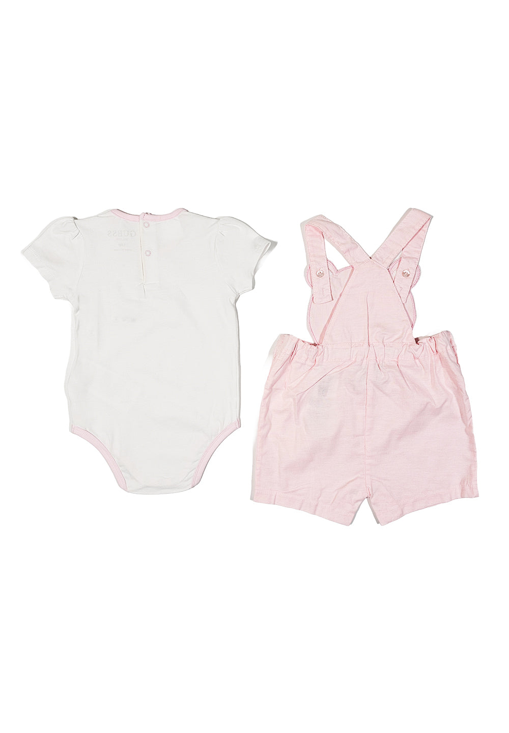 Completo salopette rosa per neonata - Primamoda kids