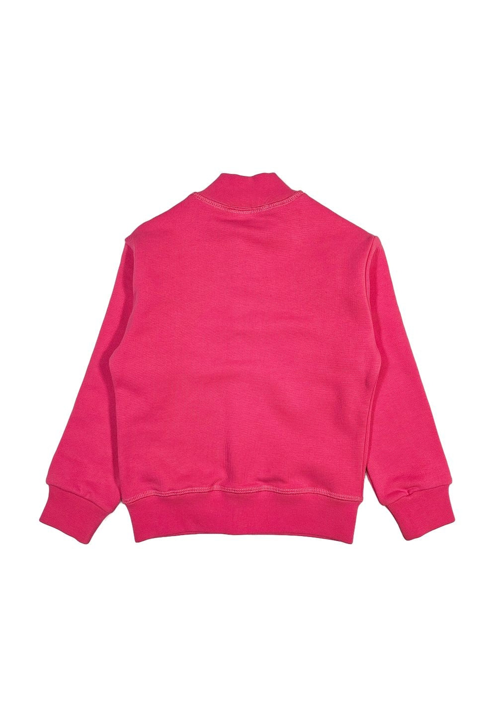 Felpa zip fuxia per bambina - Primamoda kids